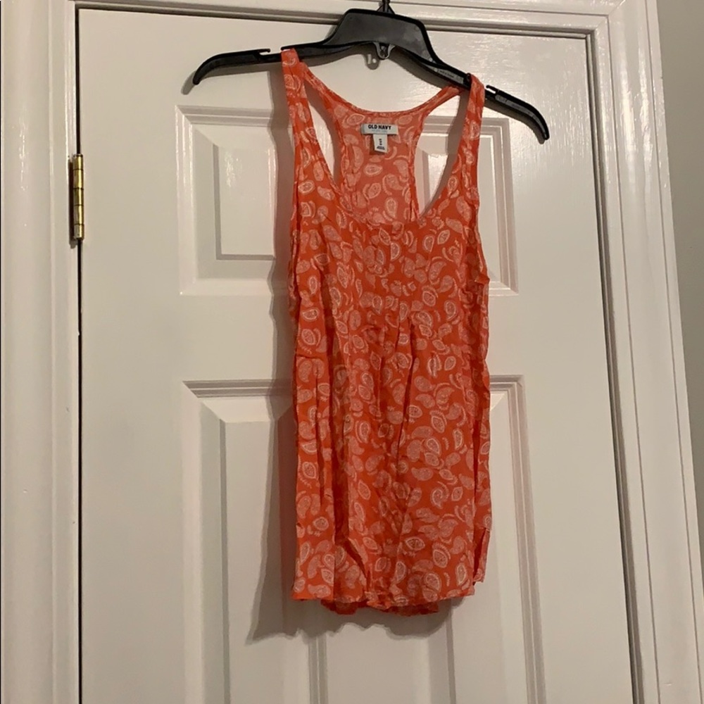 Orange tank top